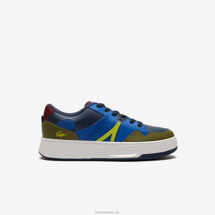 Lacoste l005 leren sneakers 0828H1825 marine kaki ah9 Heren
