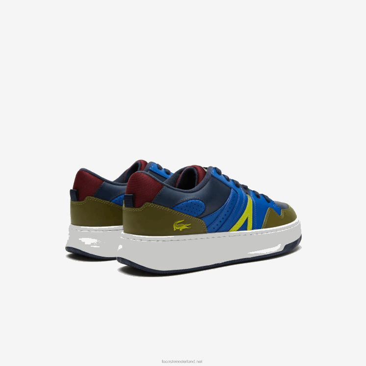 Lacoste l005 leren sneakers 0828H1825 marine kaki ah9 Heren