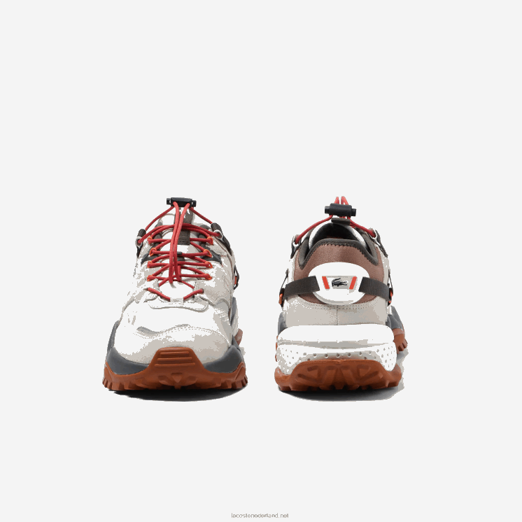 Lacoste l-guard breaker textiel outdoorschoenen 0828H1777 gebroken wit & bruin ow8 Heren