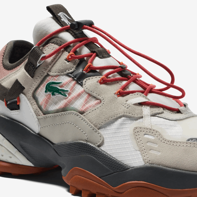 Lacoste l-guard breaker textiel outdoorschoenen 0828H1777 gebroken wit & bruin ow8 Heren