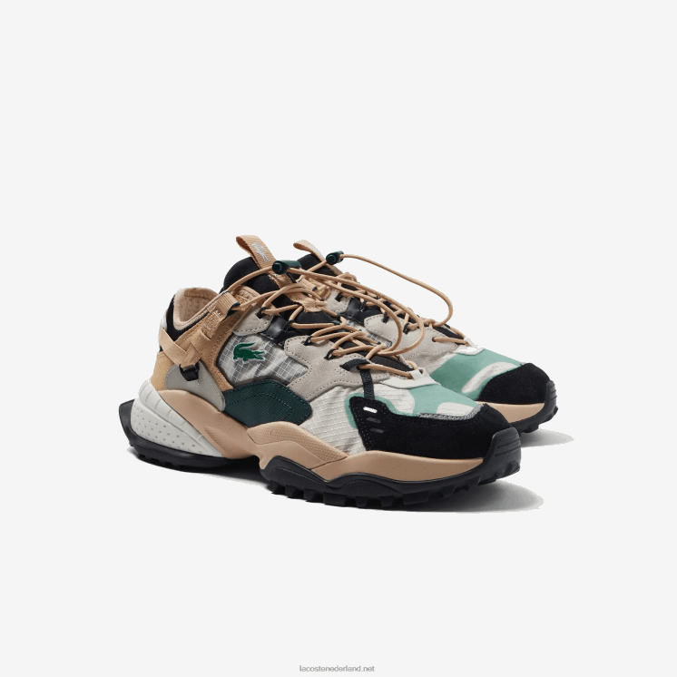 Lacoste l-guard breaker textiel outdoorschoenen 0828H1778 natuurlijk zwart nb1 Heren