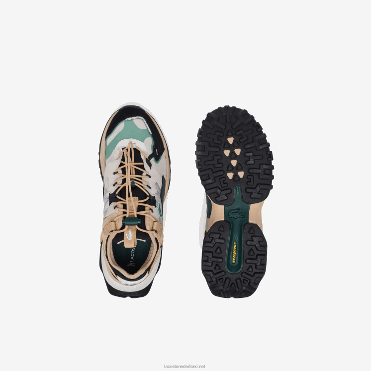 Lacoste l-guard breaker textiel outdoorschoenen 0828H1778 natuurlijk zwart nb1 Heren