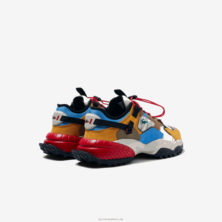 Lacoste l-guard breaker textiel outdoorschoenen 0828H1779 gebroken wit & lichtblauw wb8 Heren