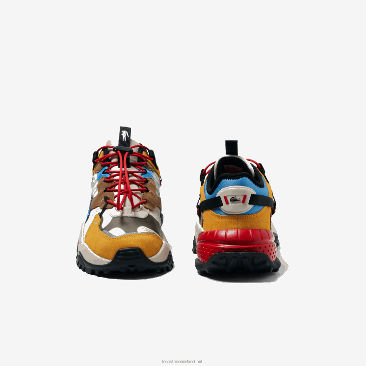 Lacoste l-guard breaker textiel outdoorschoenen 0828H1779 gebroken wit & lichtblauw wb8 Heren