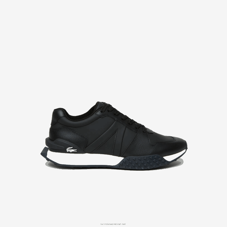 Lacoste l-spin deluxe 2.0 synthetische sneakers 0828H1763 zwart-wit 312 Heren