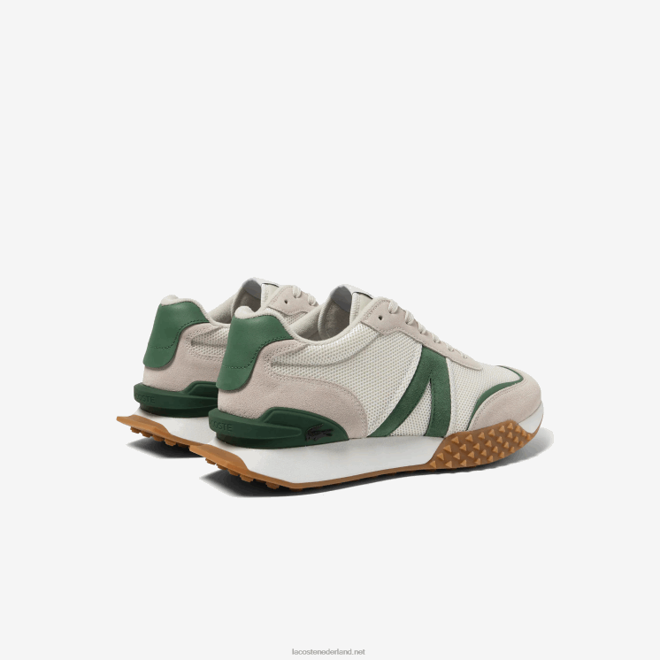 Lacoste l-spin deluxe leren sneakers 0828H1738 wit/groen 082 Heren