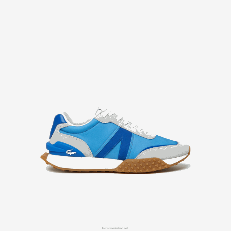 Lacoste l-spin luxe lederen kleurcontrast sneakers 0828H1790 marineblauw bn1 Heren