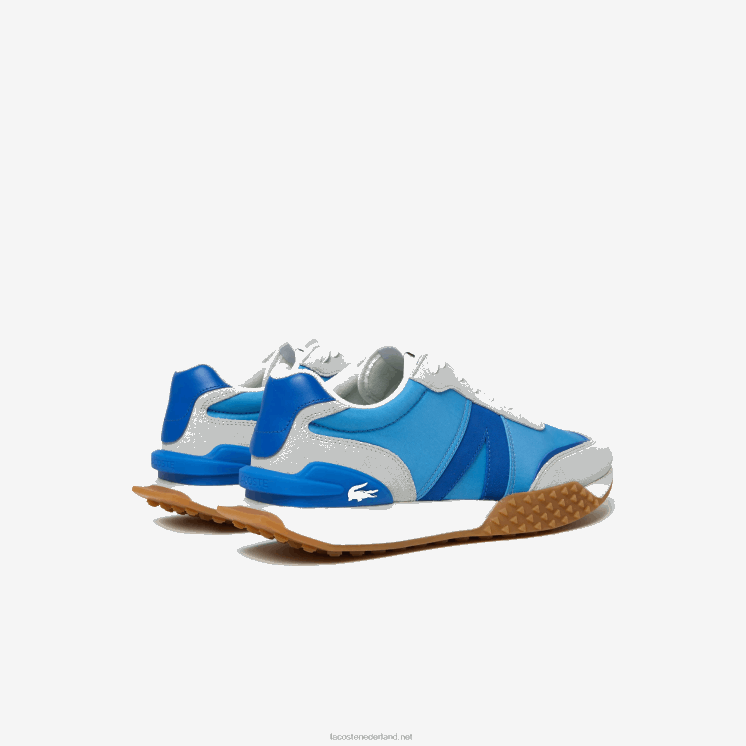 Lacoste l-spin luxe lederen kleurcontrast sneakers 0828H1790 marineblauw bn1 Heren