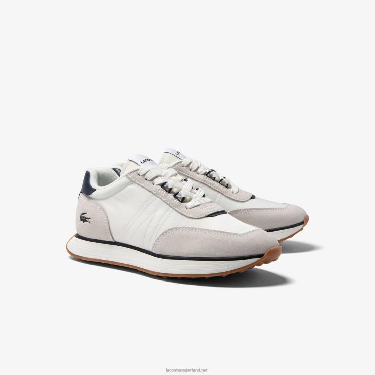 Lacoste l-spin stoffen sneakers 0828H1748 wit & marine 042 Heren