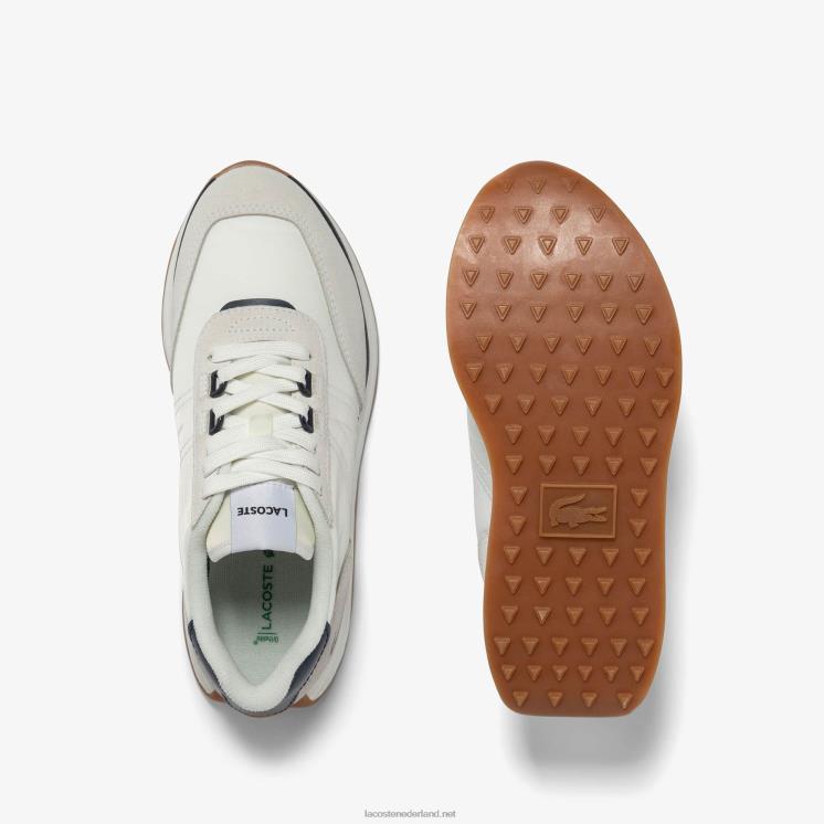 Lacoste l-spin stoffen sneakers 0828H1748 wit & marine 042 Heren