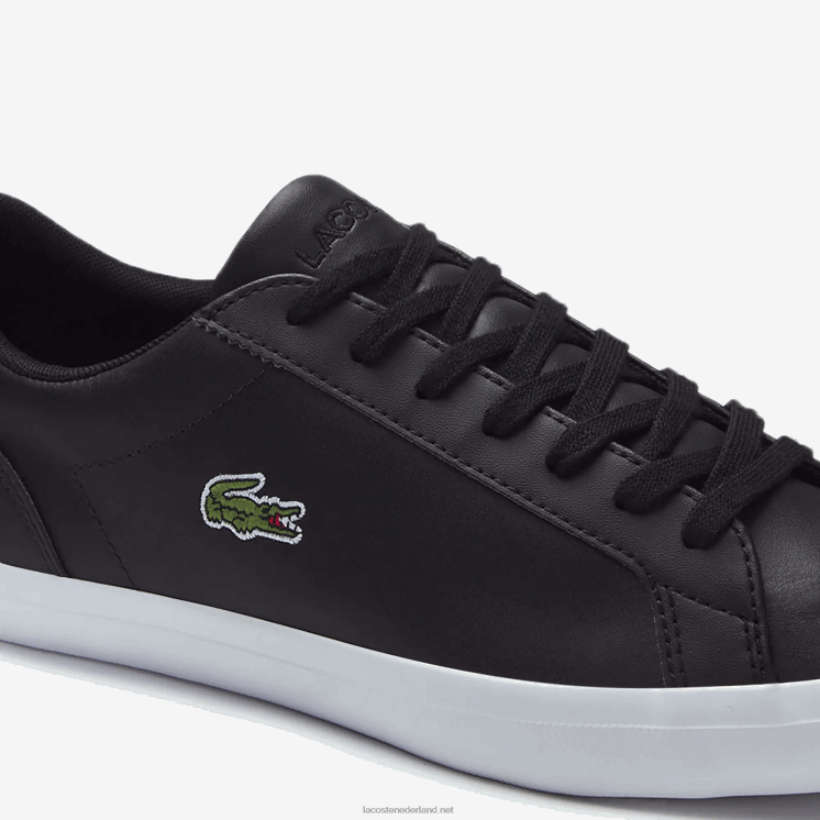 Lacoste lerond leren sneakers 0828H1716 zwart 024 Heren