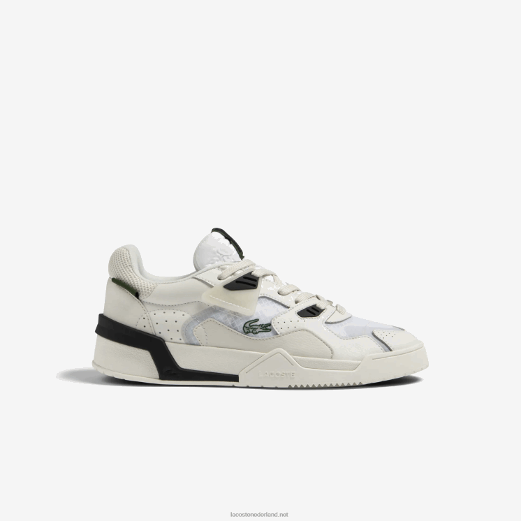 Lacoste lt125 leren sneakers 0828H1730 wit & gebroken wit 65t Heren