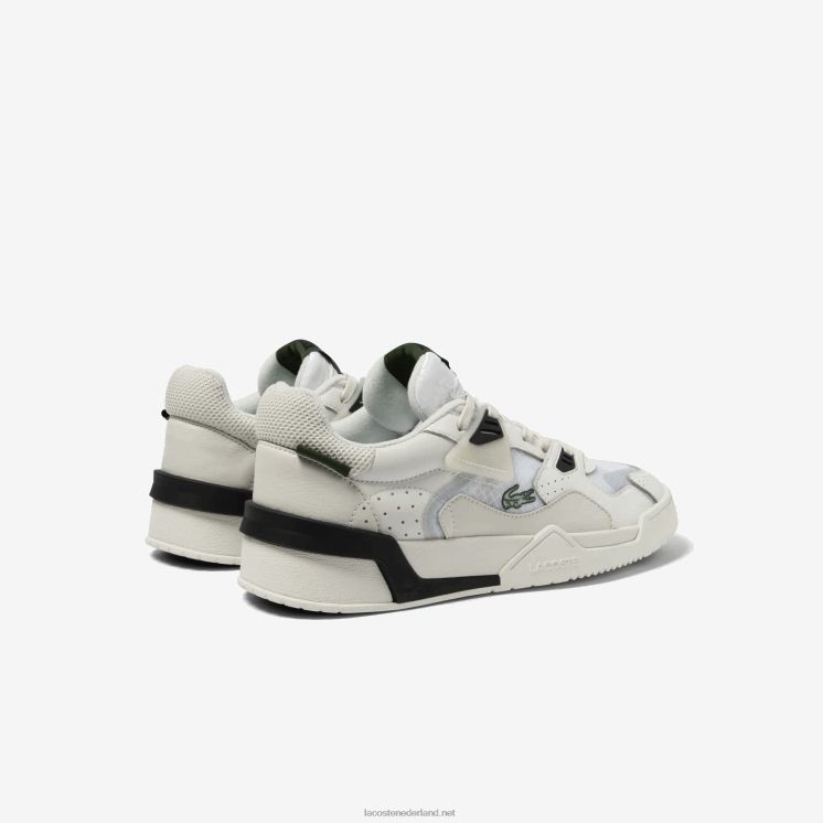 Lacoste lt125 leren sneakers 0828H1730 wit & gebroken wit 65t Heren
