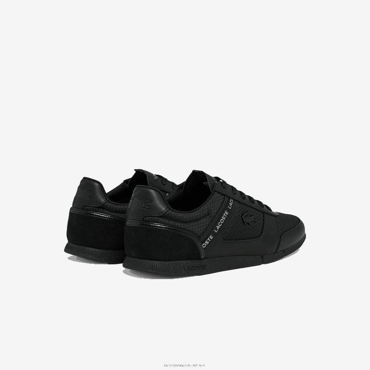 Lacoste menerva textiel sneakers 0828H1701 zwart 02u Heren