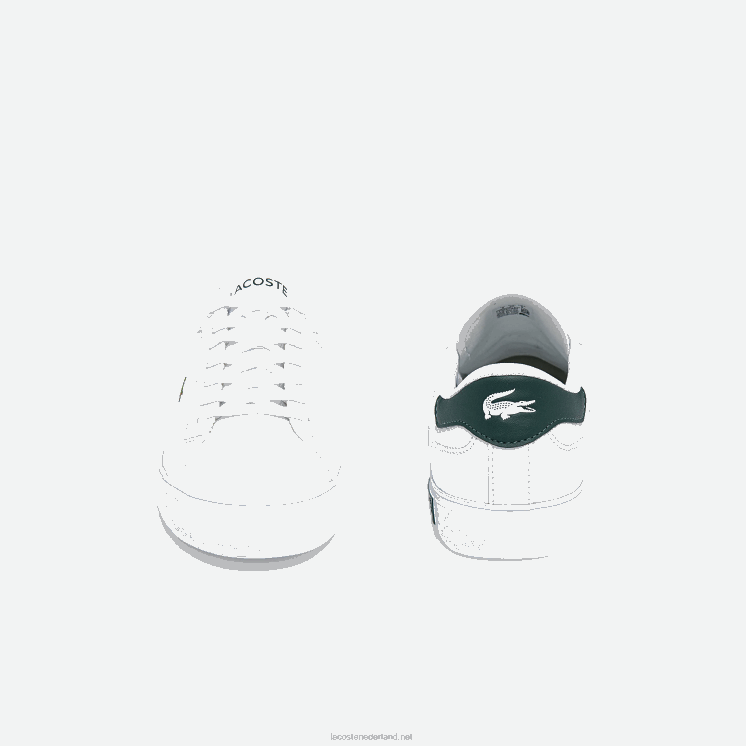 Lacoste powercourt leren sneakers 0828H1806 wit & donkergroen 1r5 Heren