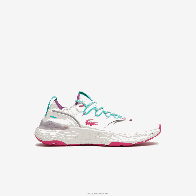 Lacoste re-comfort sneakers van synthetisch en textiel 0828H1834 wit & rood 286 Heren