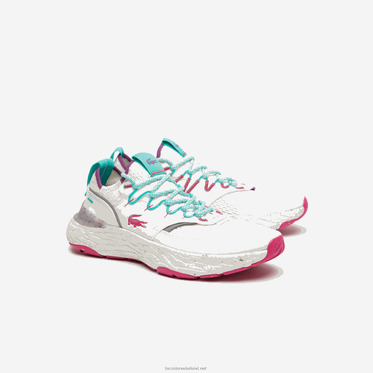 Lacoste re-comfort sneakers van synthetisch en textiel 0828H1834 wit & rood 286 Heren