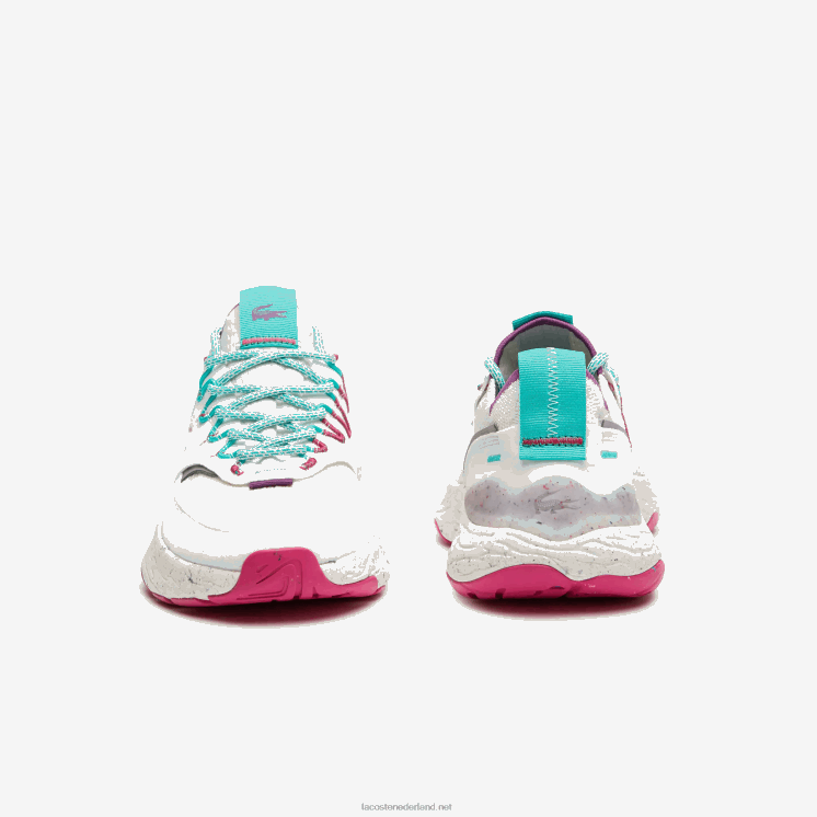 Lacoste re-comfort sneakers van synthetisch en textiel 0828H1834 wit & rood 286 Heren