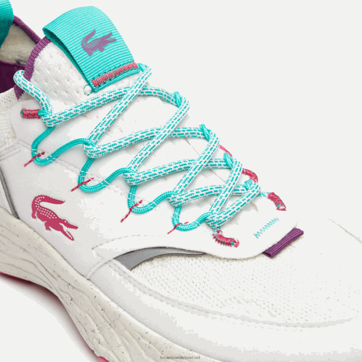Lacoste re-comfort sneakers van synthetisch en textiel 0828H1834 wit & rood 286 Heren
