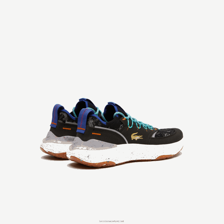 Lacoste re-comfort sneakers van synthetisch en textiel 0828H1835 zwart & gebroken wit 454 Heren
