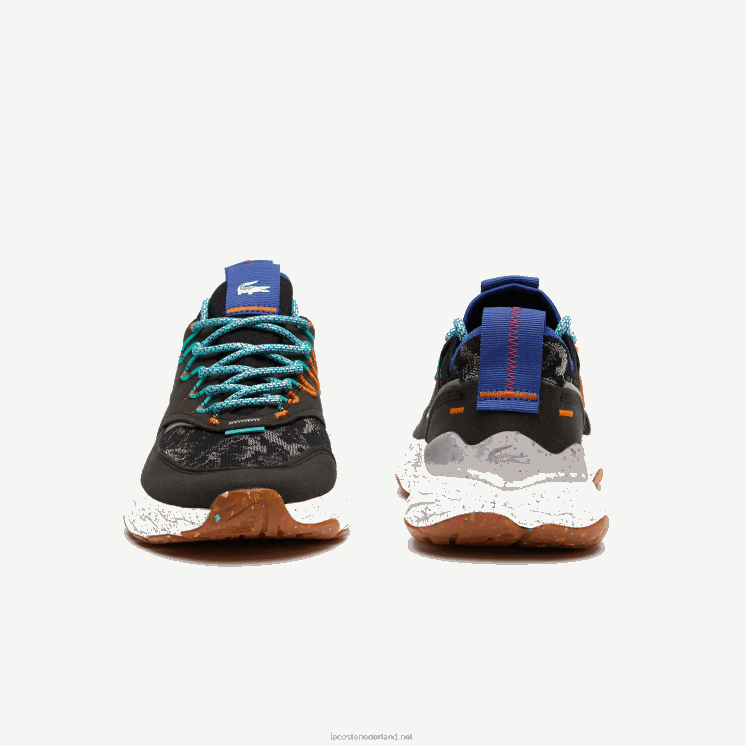 Lacoste re-comfort sneakers van synthetisch en textiel 0828H1835 zwart & gebroken wit 454 Heren