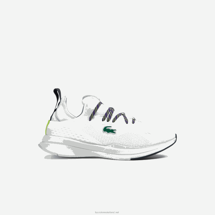 Lacoste run spin comfort textiel sneakers 0828H1795 wit & gebroken wit 65t Heren