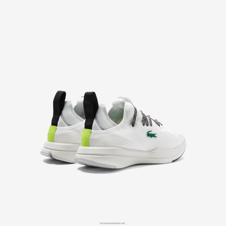 Lacoste run spin comfort textiel sneakers 0828H1795 wit & gebroken wit 65t Heren