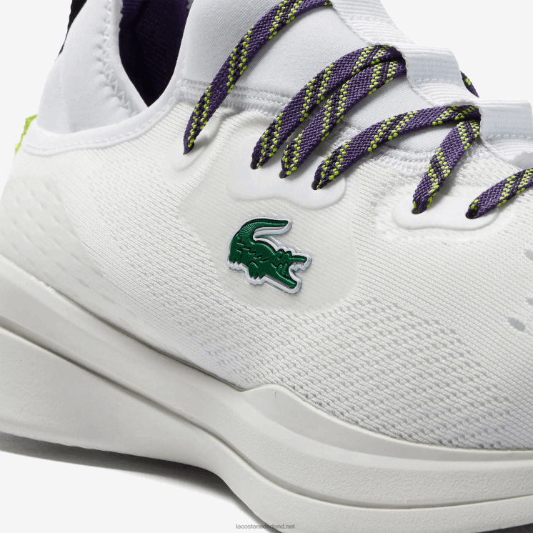 Lacoste run spin comfort textiel sneakers 0828H1795 wit & gebroken wit 65t Heren