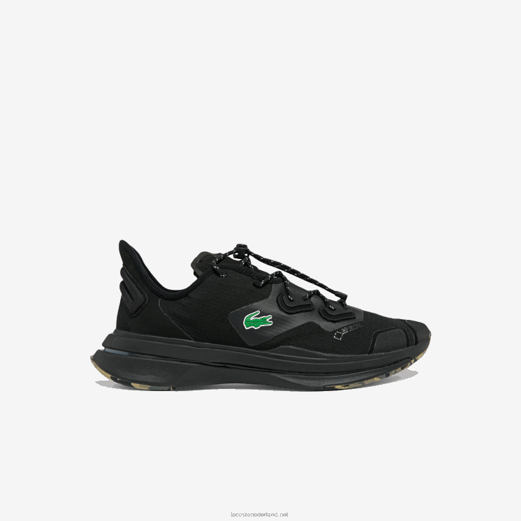 Lacoste run spin ultra gtx textiel sneakers 0828H1838 zwart 02u Heren