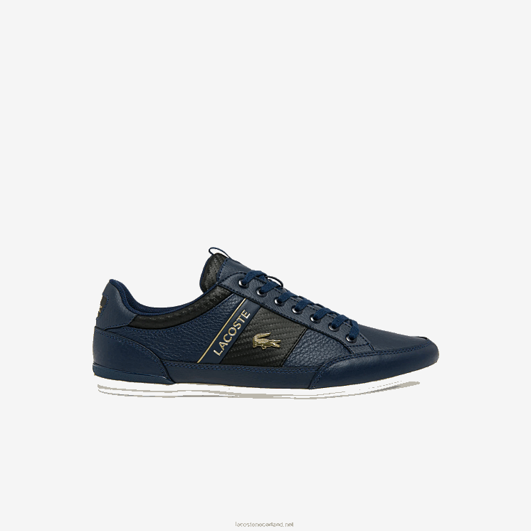 Lacoste sneakers van chaymon leer en koolstofvezel 0828H1769 marine nb0 Heren