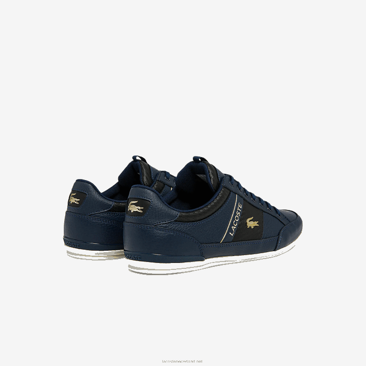 Lacoste sneakers van chaymon leer en koolstofvezel 0828H1769 marine nb0 Heren