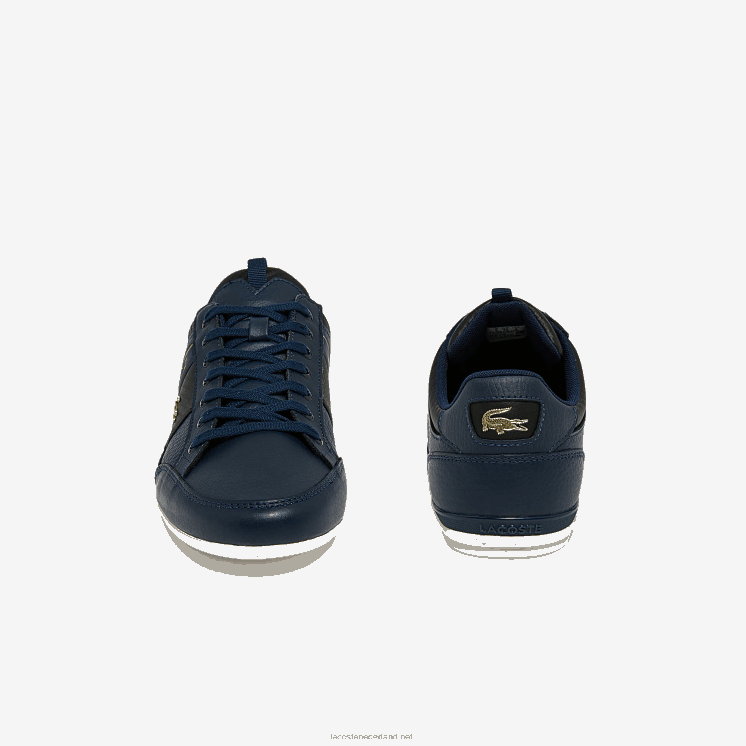 Lacoste sneakers van chaymon leer en koolstofvezel 0828H1769 marine nb0 Heren