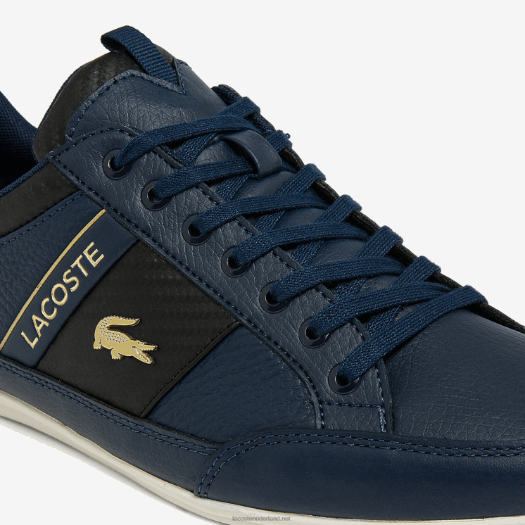 Lacoste sneakers van chaymon leer en koolstofvezel 0828H1769 marine nb0 Heren