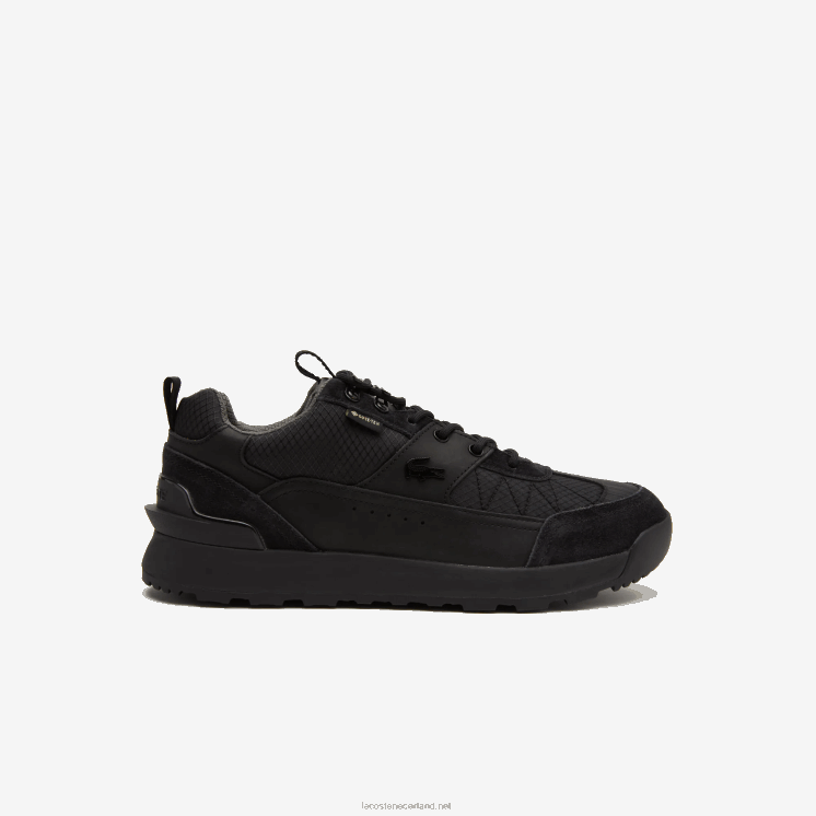 Lacoste urban breaker lo gtx sneakers van textiel en leer 0828H1864 zwart 02u Heren
