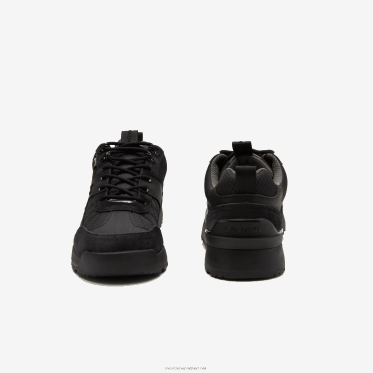 Lacoste urban breaker lo gtx sneakers van textiel en leer 0828H1864 zwart 02u Heren