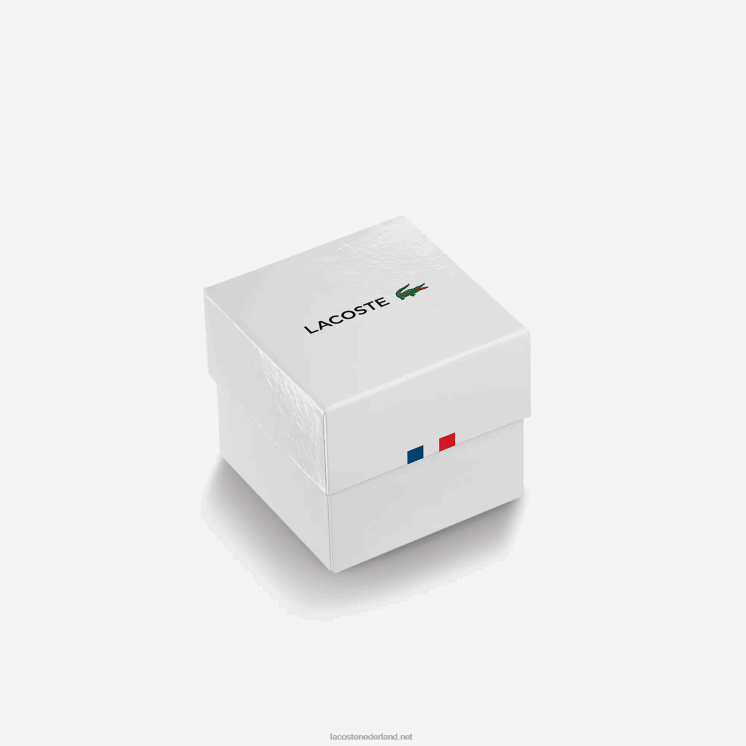 Lacoste 12.12 Horloge met 3 wijzers en siliconen band 0828H3300 blauw 000 kinderen