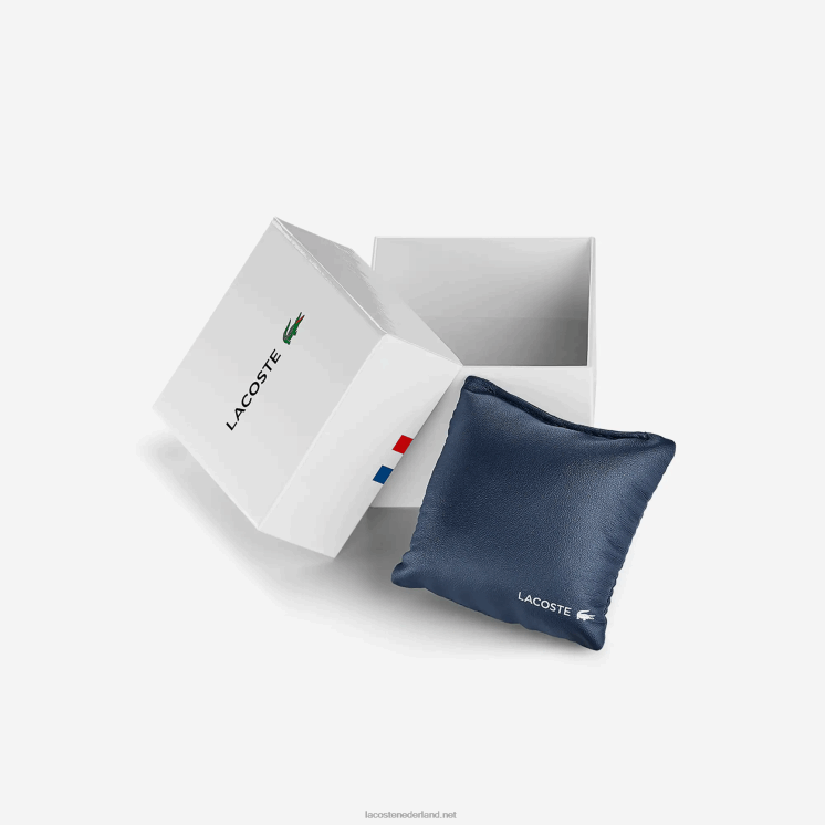 Lacoste 12.12 Horloge met 3 wijzers en siliconen band 0828H3300 blauw 000 kinderen