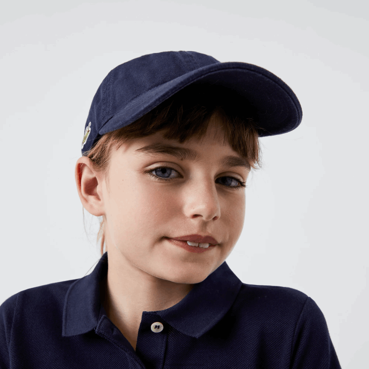 Lacoste stevige gabardine dop 0828H2278 marineblauw 166 kinderen