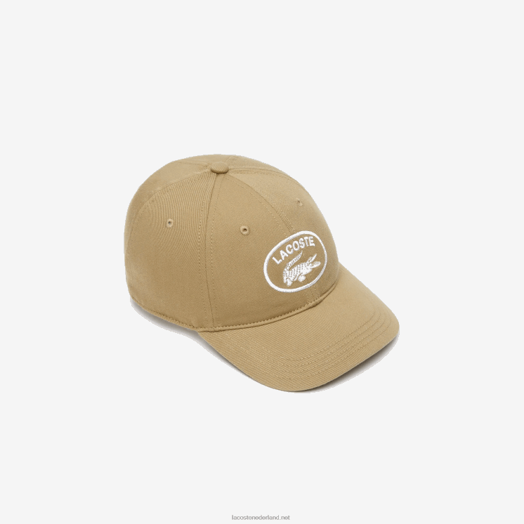 Lacoste verstelbare dop met contrasterende oogjes 0828H2167 beige cb8 kinderen