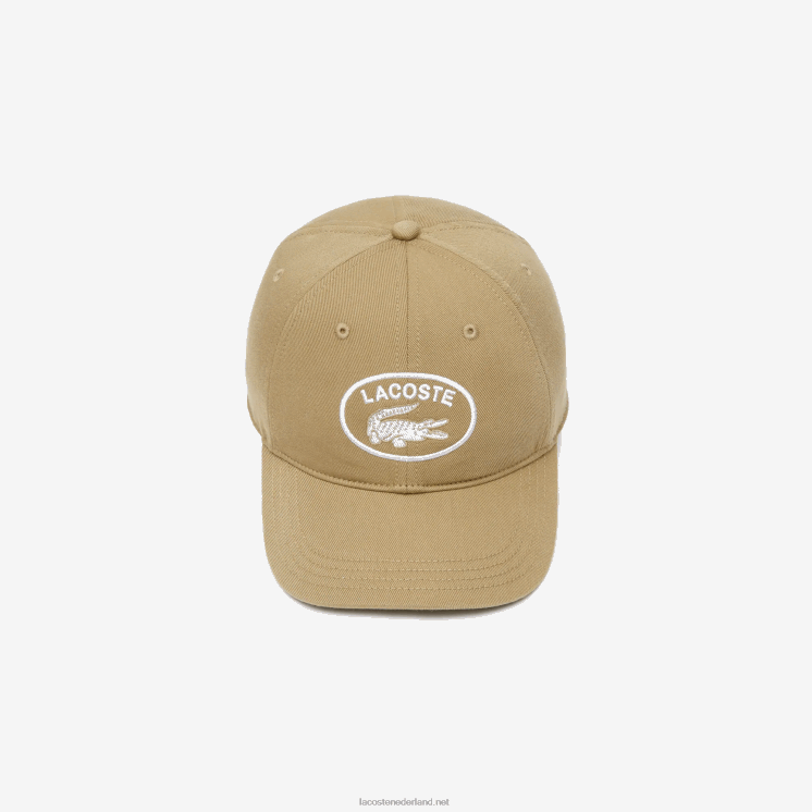 Lacoste verstelbare dop met contrasterende oogjes 0828H2167 beige cb8 kinderen