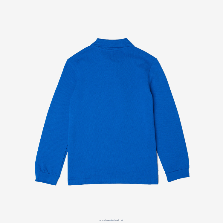 Lacoste Petit piqué polo met normale pasvorm 0828H2943 blauw k1q kinderen