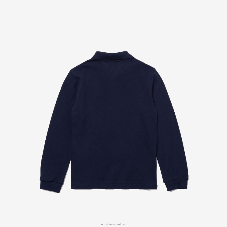 Lacoste Petit piqué polo met normale pasvorm 0828H2946 marineblauw 166 kinderen