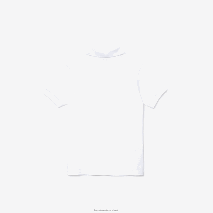 Lacoste Petit piqué polo met normale pasvorm 0828H3000 wit 001 kinderen