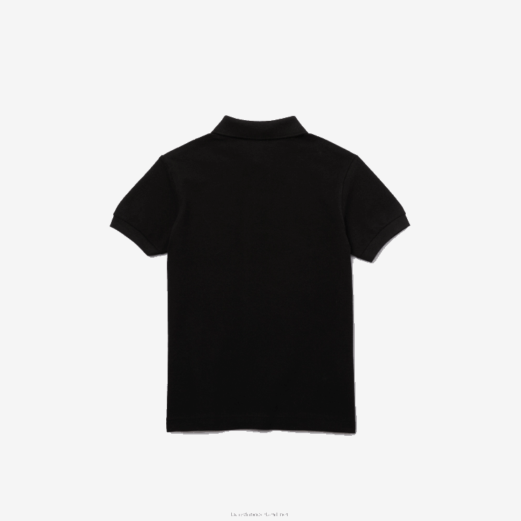 Lacoste Petit piqué polo met normale pasvorm 0828H3001 zwart 031 kinderen