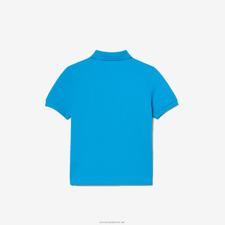 Lacoste Petit piqué polo met normale pasvorm 0828H3010 blauwe zba kinderen