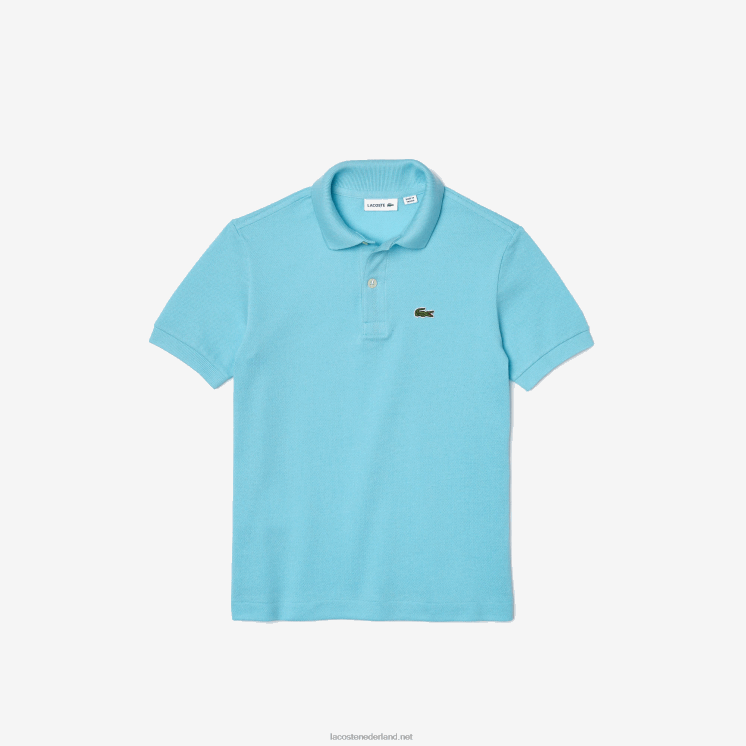 Lacoste Petit piqué polo met normale pasvorm 0828H3117 blauw 3n0 kinderen