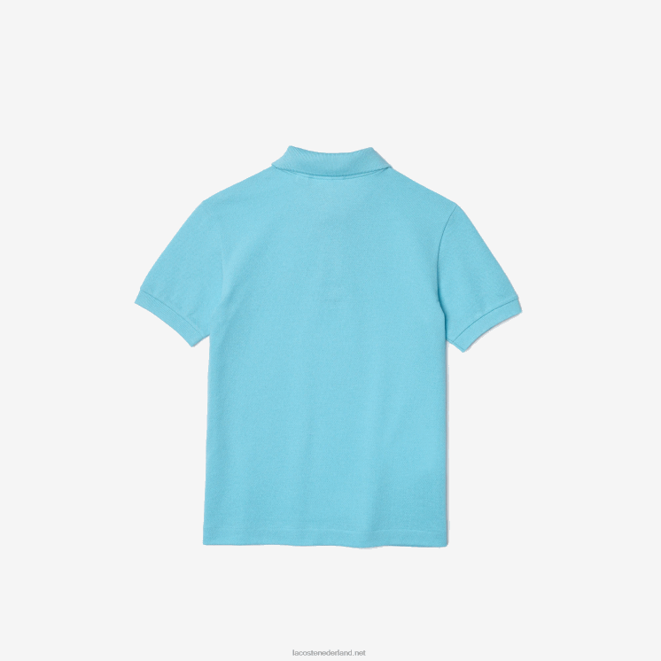 Lacoste Petit piqué polo met normale pasvorm 0828H3117 blauw 3n0 kinderen