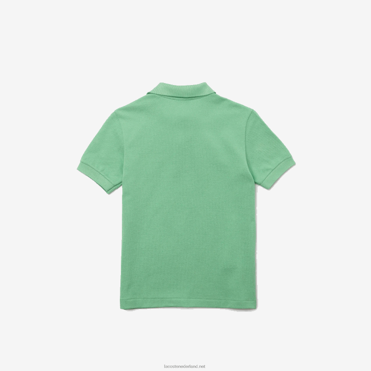 Lacoste Petit piqué polo met normale pasvorm 0828H3124 groen ttf kinderen