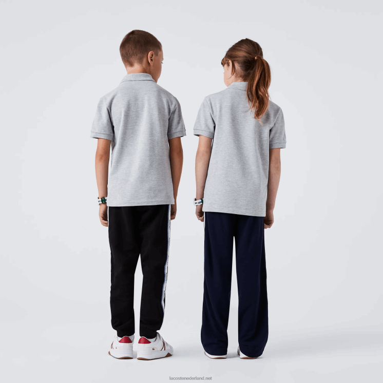 Lacoste Petit piqué polo met normale pasvorm 0828H3126 grijze chine ca kinderen