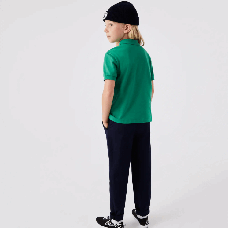 Lacoste Petit piqué polo met normale pasvorm 0828H3155 groene hd2 kinderen